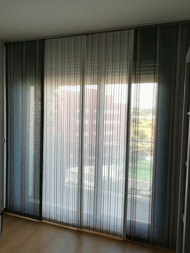 Cortinas: panel japonés
