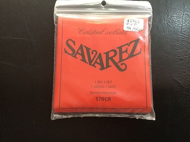 juego cuerdas guitarra Savarez 570 CR solista cris