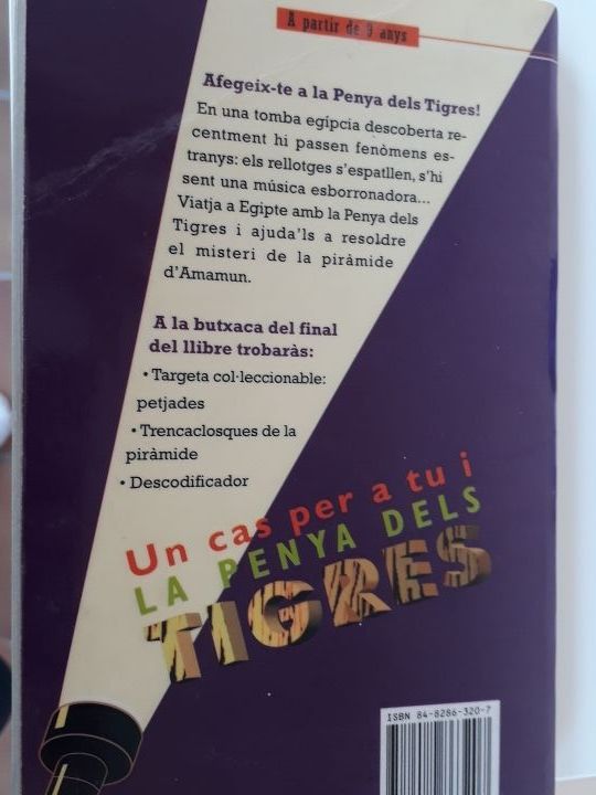 La malediccio del farao.Un cas per a tu i  Penya..