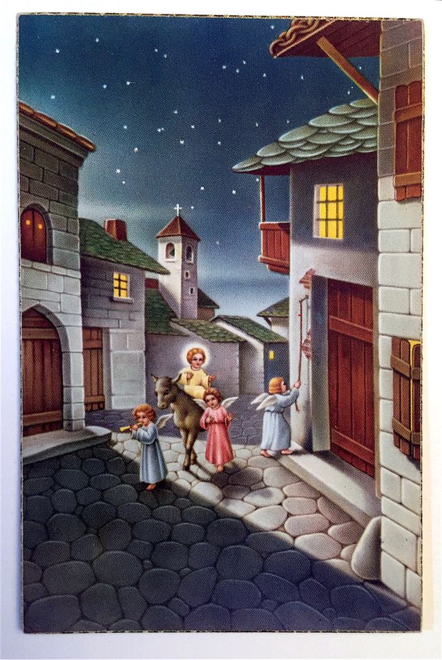 Postales antiguas años 40.