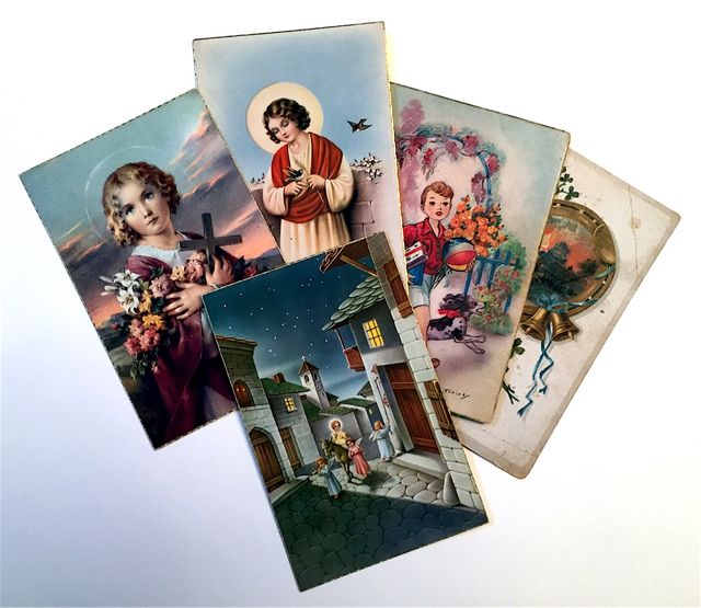 Postales antiguas años 40.