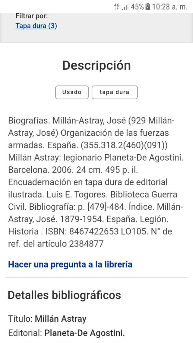 Millán Astray legionario