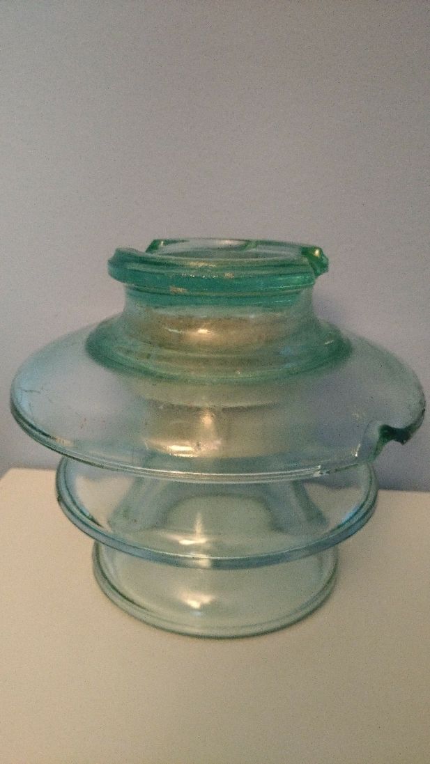 Jícara, aislante eléctrico. Industrial, vintage.