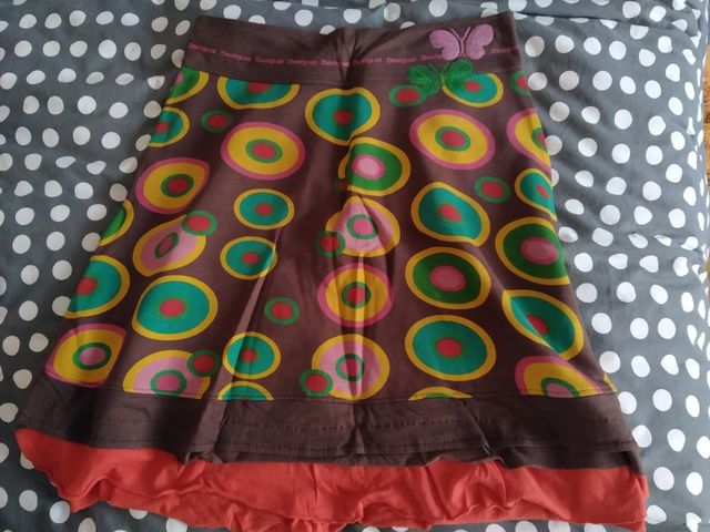 falda desigual talla s/m