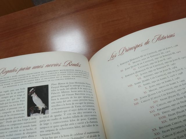 Revista España Real - Boda Felipe y Letizia