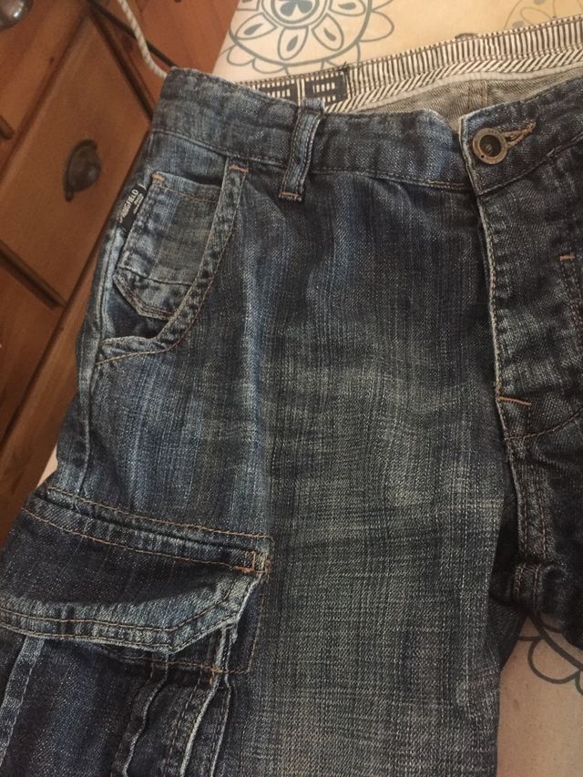 Pantalón pirata tejano