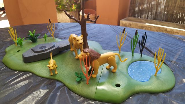 CONJUNTO LEONES PLAYMOBIL