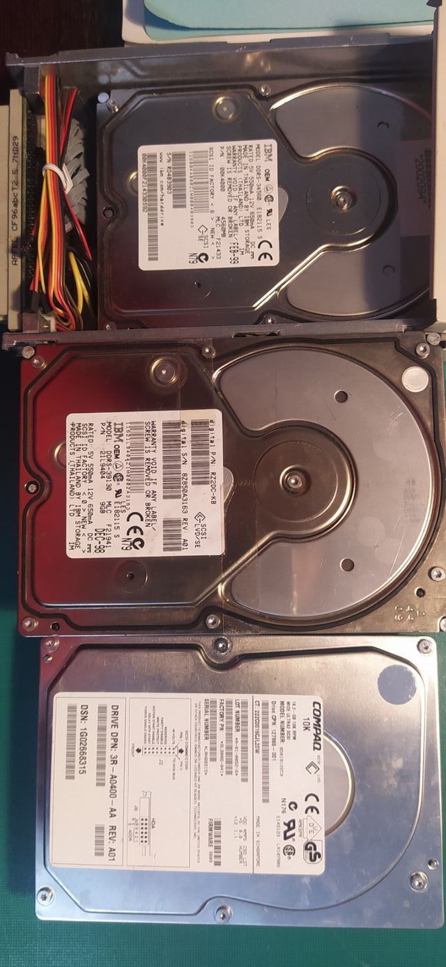 Discos duros SCSI de 68 y 80 pines