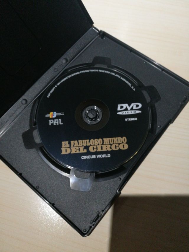 DVD el fabuloso mundo del circo