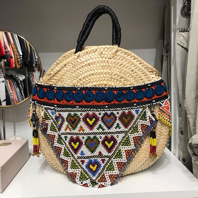 Capazo cesto boho chic