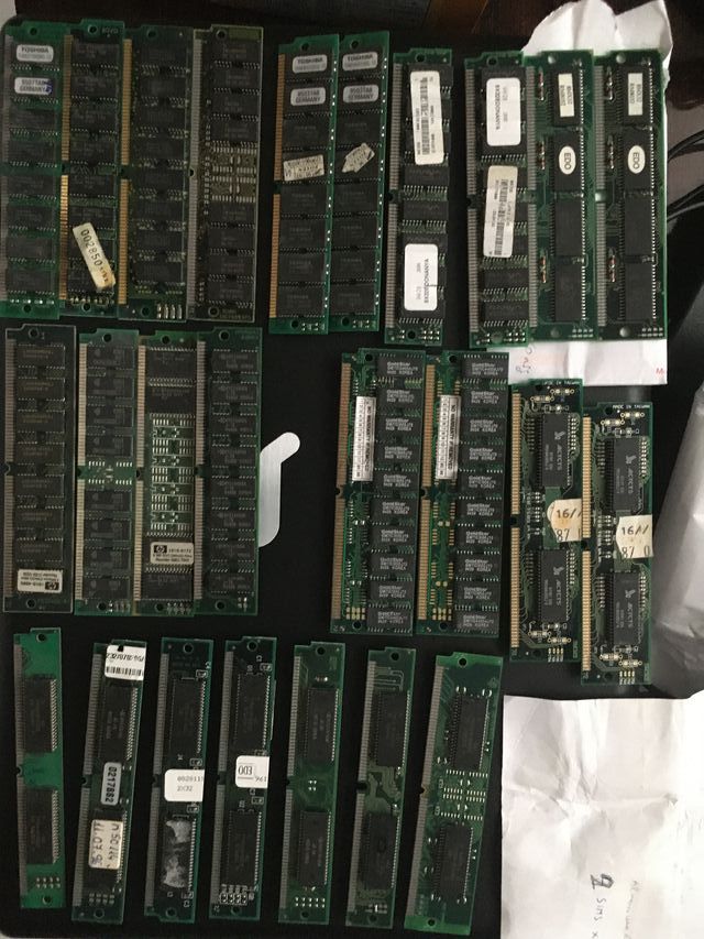 Módulos de memoria RAM DDR3,DDR2, DDR, SDRAM y EDO