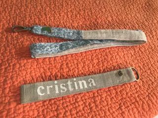Llavero + cinta de colgar las llaves
