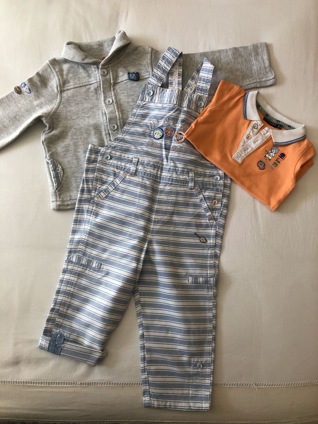 Conjunto 3 piezas Sergent Major. Talla 24 meses
