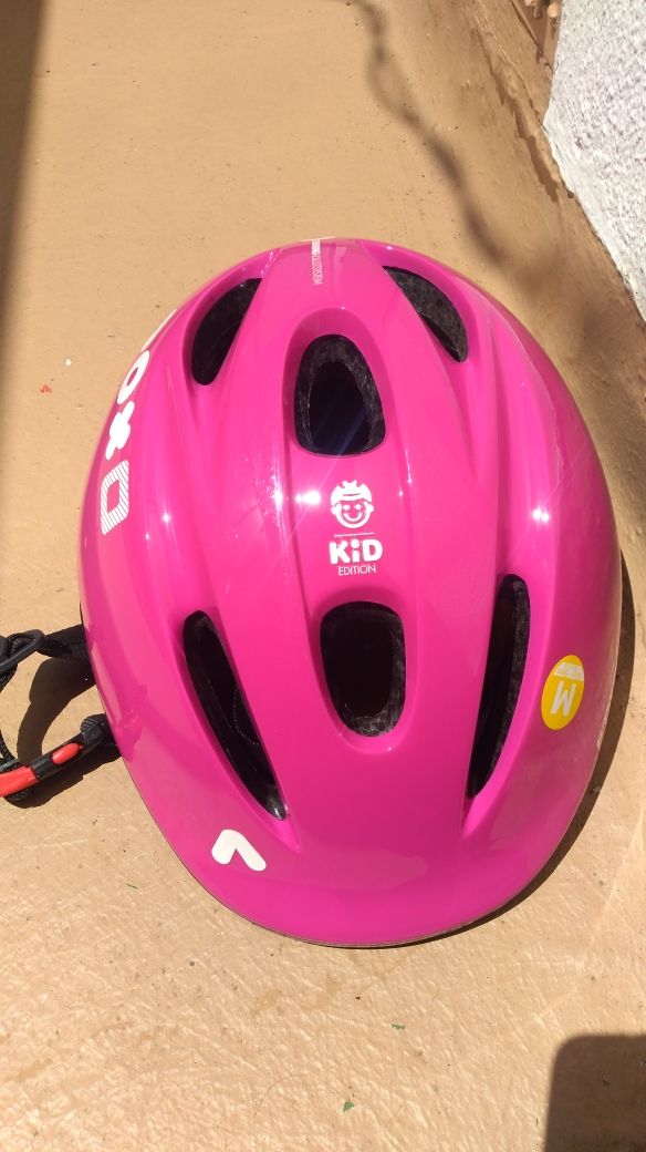 Casco bici Btwin Edición Kids rosa