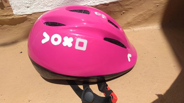 Casco bici Btwin Edición Kids rosa
