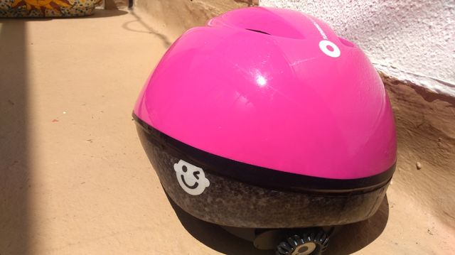 Casco bici Btwin Edición Kids rosa