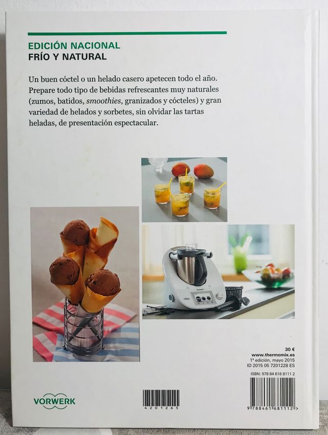"Frío y Natural" Libro Thermomix TM5