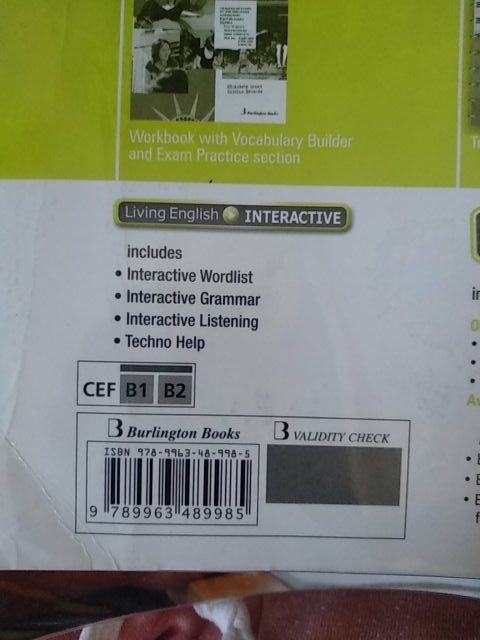 LIVING ENGLISH SEGUNDO BACH BURLINGTON BOOKS