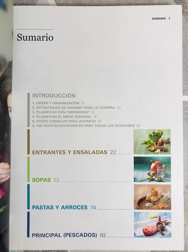 "100 Recetas económicas" Libro TM5