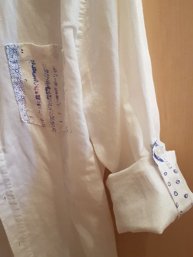 Camisa hombre blanca Desigual M  Mudanza
