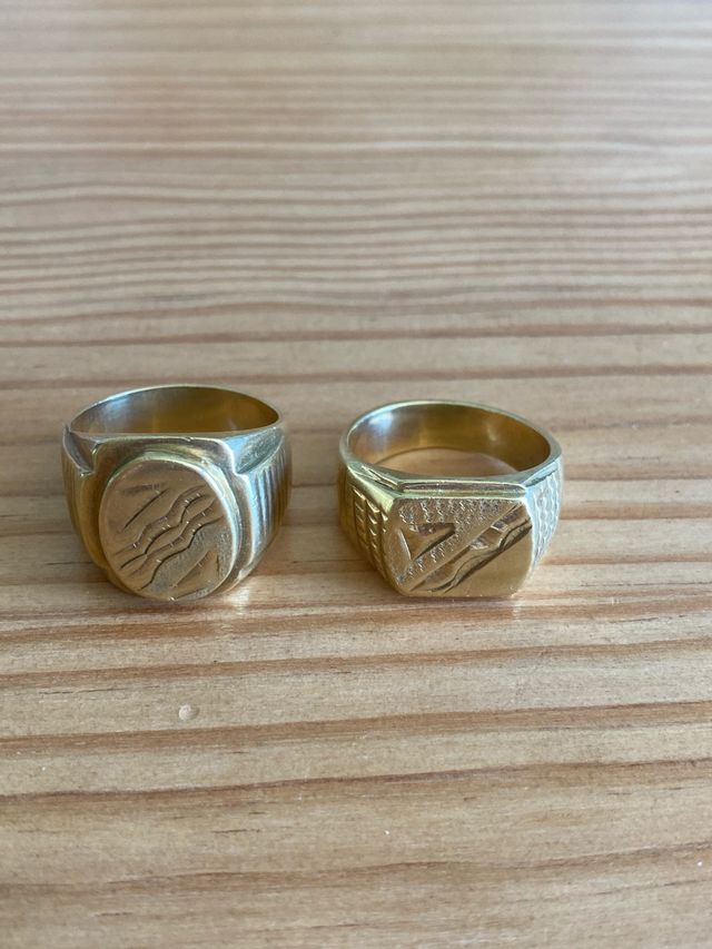 Lote dos sellos de caballero NO SON ORO