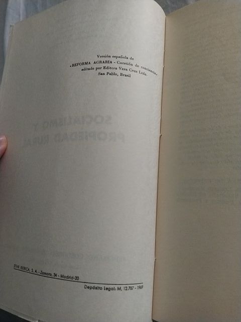 1969 libro socialismo comunismo antiguo raro
