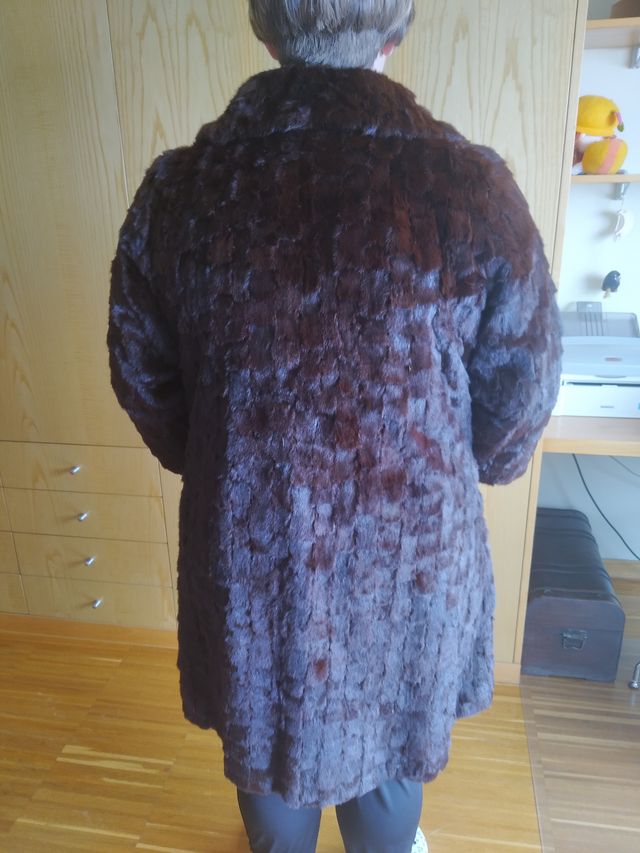 Abrigo de nucas de visón