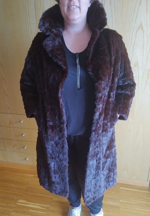 Abrigo de nucas de visón