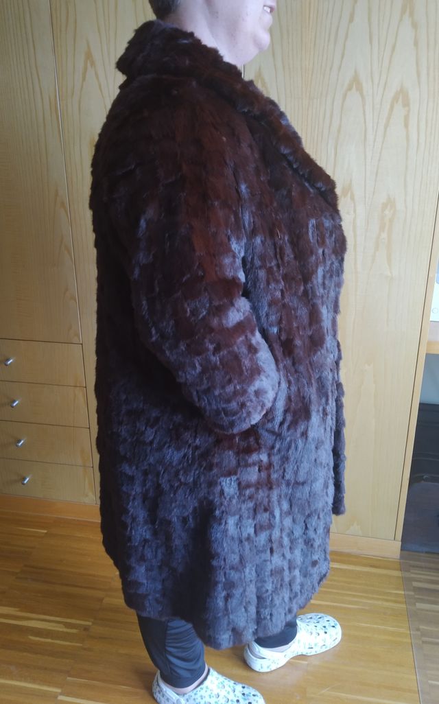 Abrigo de nucas de visón