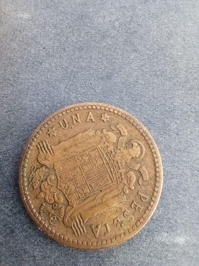 Moneda 1 Peseta Franco 1947 Estrella 54 De Segunda Mano Por 2 En Vigo En Wallapop