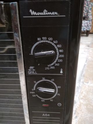 Horno eléctrico moulinex compact chef A64 de segunda mano por 30 EUR en  Barcelona en WALLAPOP