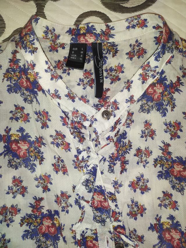 Blusa sin mangas Mango