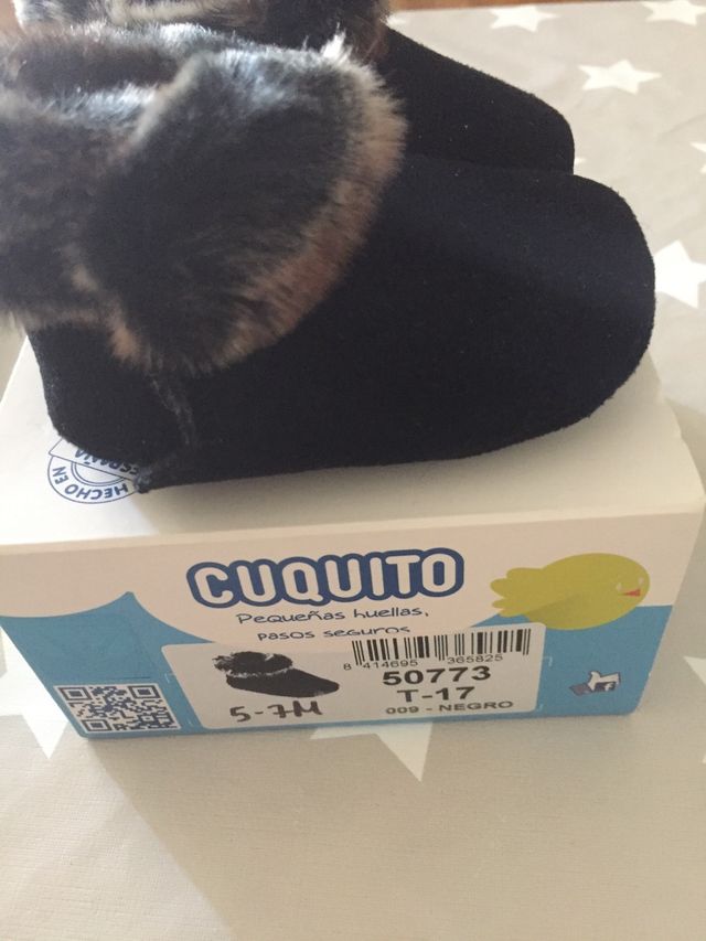 Botitas bebé talla 17