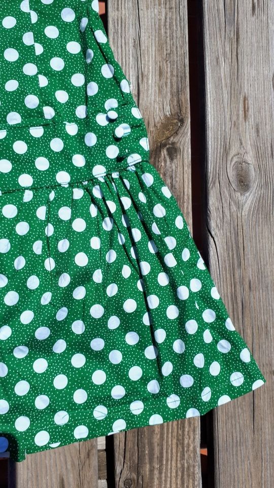 Vestido de lunares Bershka