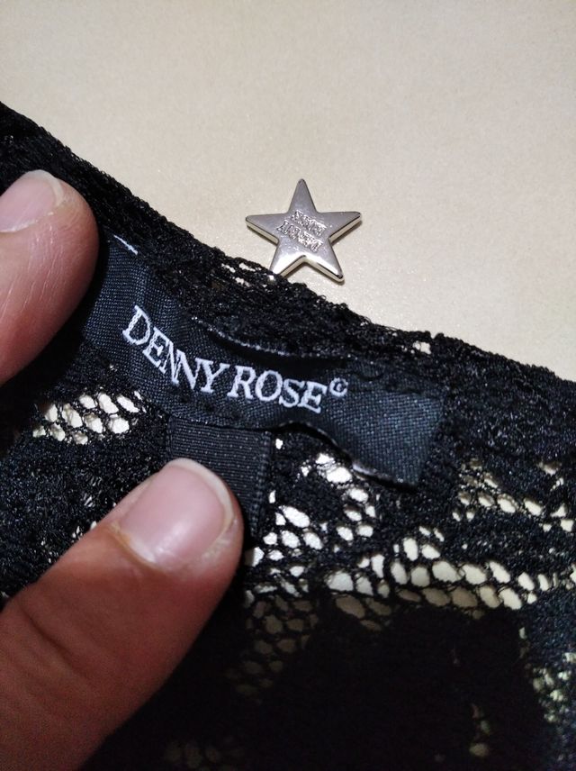 VESTIDO ENCAJE DENNY ROSE