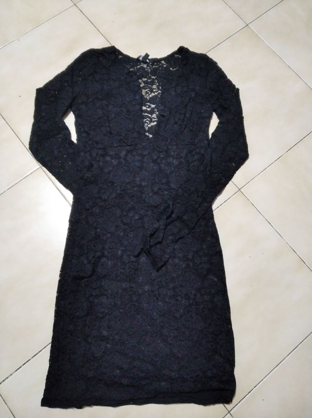 VESTIDO ENCAJE DENNY ROSE