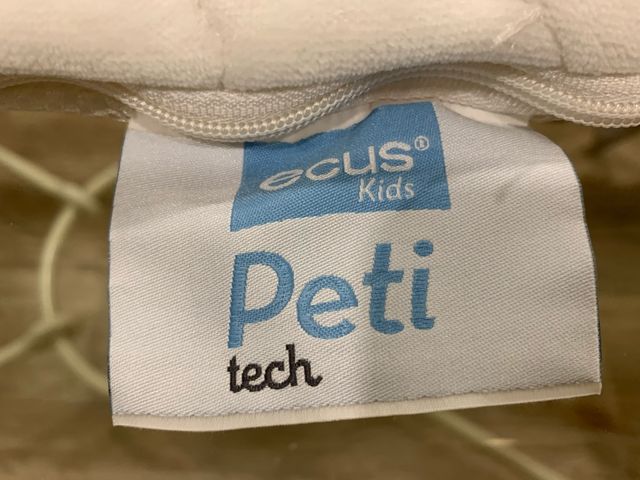 Colchón de minicuna / capazo ECUS Kids (con funda)