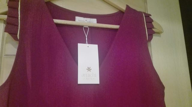 Vestido mujer Amichi rosa L a estrenar