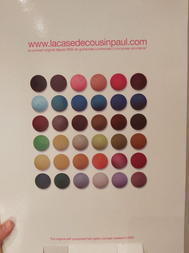 Guirnalda luminosa multicolor