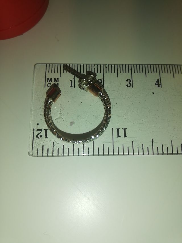 pendientes plata aros múltiples