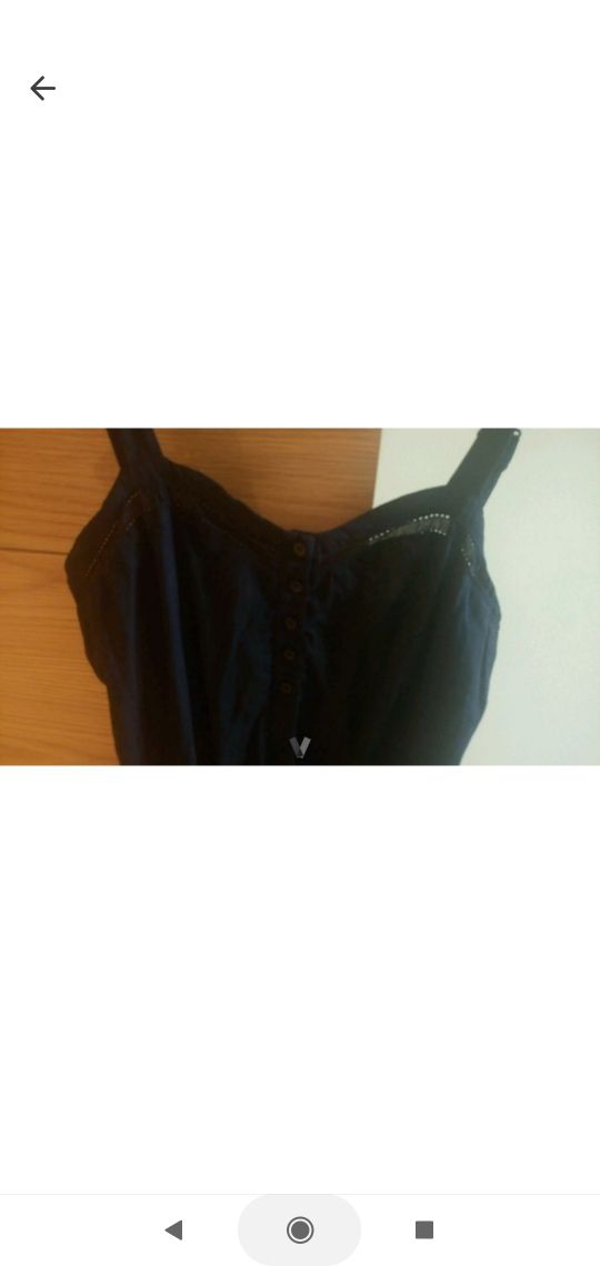 Vestido negro tirantes Protest