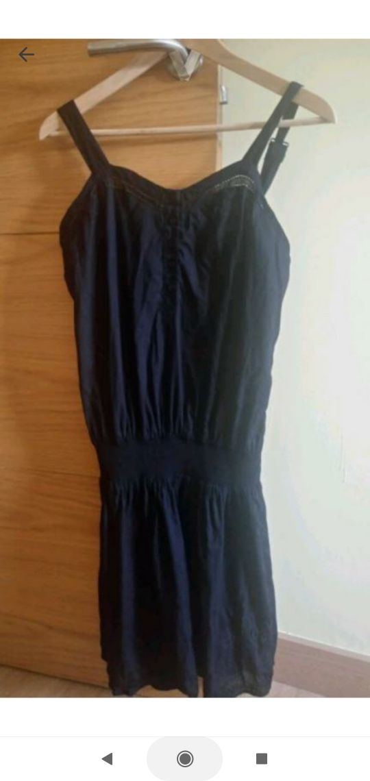 Vestido negro tirantes Protest