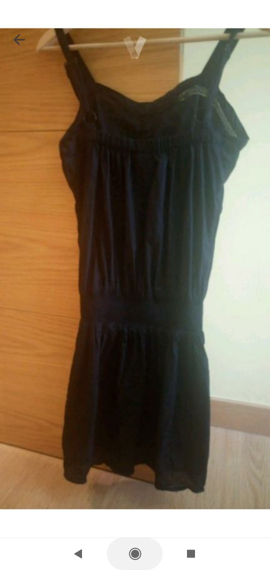 Vestido negro tirantes Protest