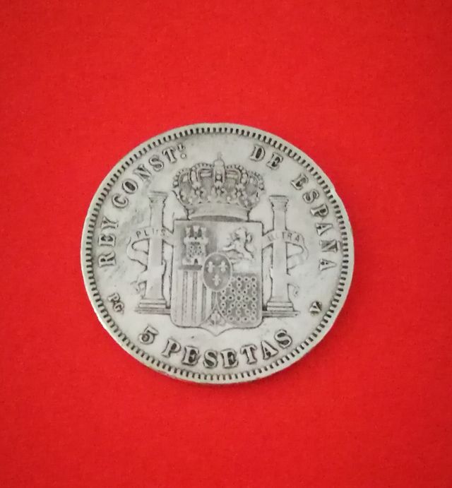Moneda de 5 pesetas de Alfonso XIII