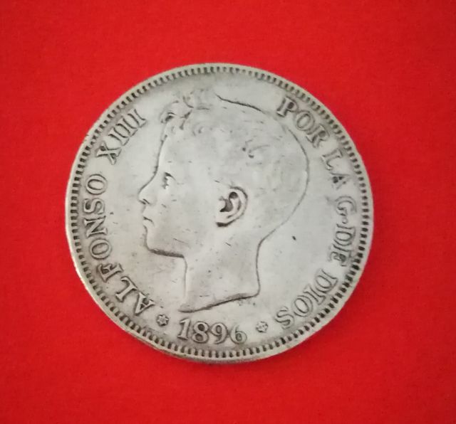 Moneda de 5 pesetas de Alfonso XIII