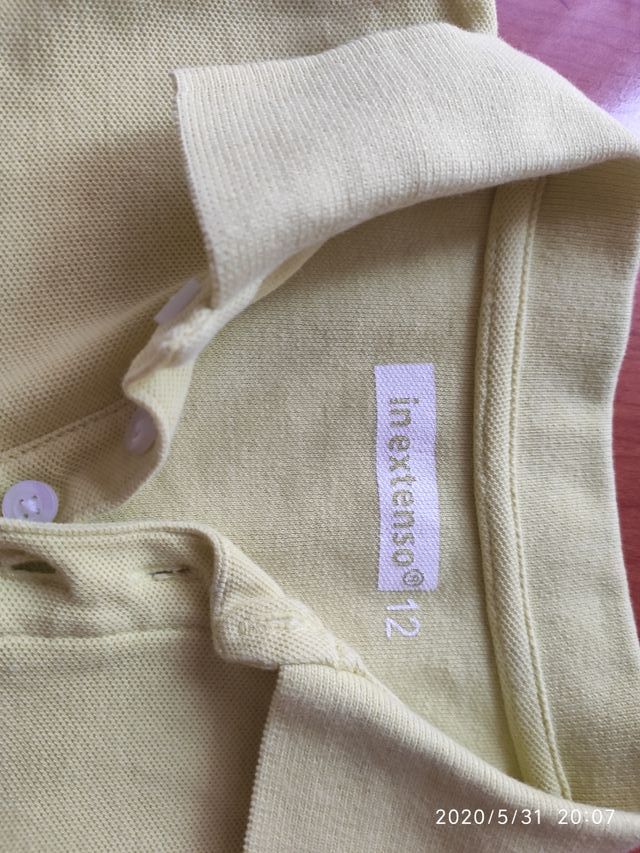 CAMISETA POLO MANGA CORTA 10 AÑOS