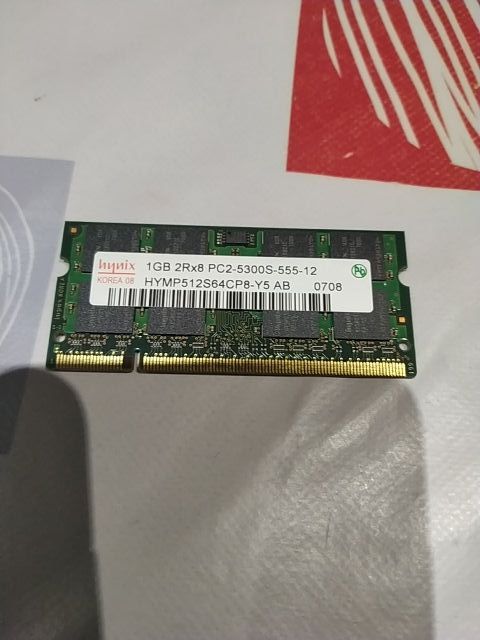 Memoria RAM portátil 1GB DDR2 PC2-5300s
