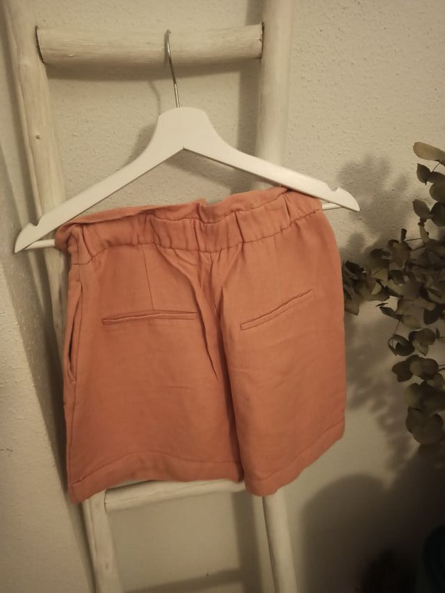 Pantalón corto Zara salmón