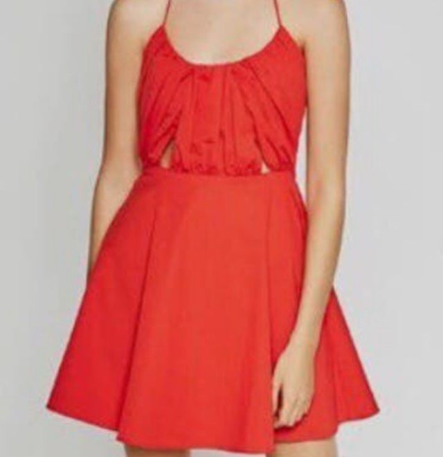 Vestido rojo Zara
