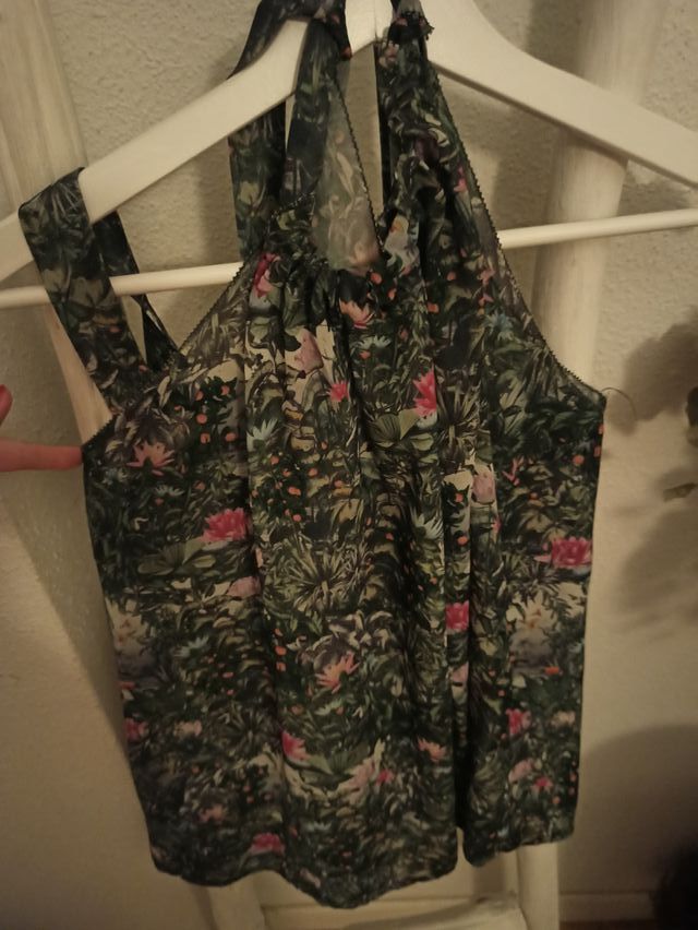 Top halter H&M tropical